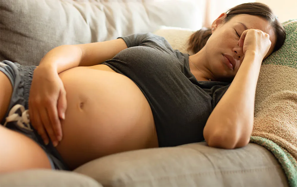 Pregnant woman depression
